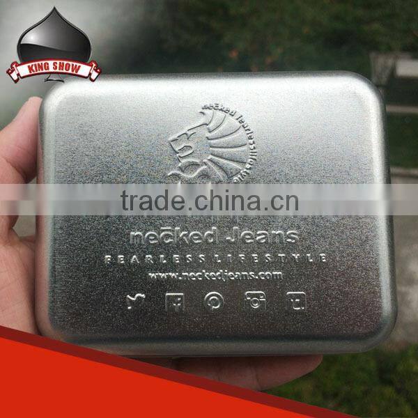 Hign end customized tin box cards with low cost