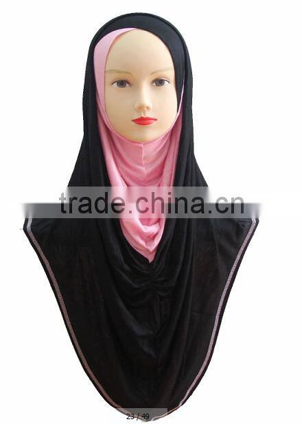 H224 popular muslim jersey hijab,big size long hijab