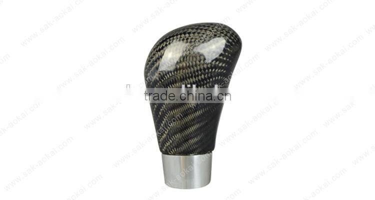 Real Carbon Fiber Car Gear Shift Knob Black Ball