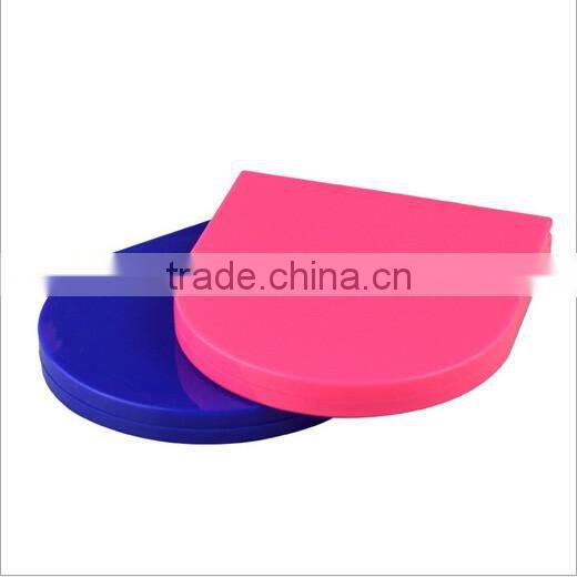 Mixed colors round shape cheap personallized folding pocket mirror