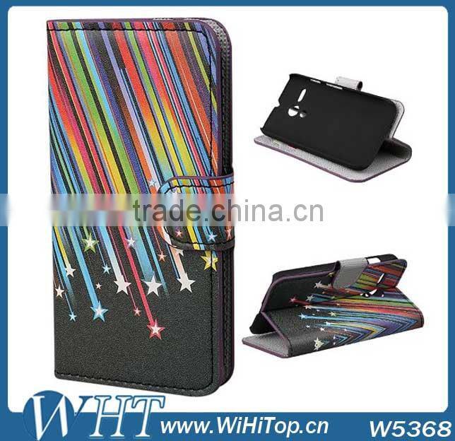 Printing Leather flip Case Cover For Motorola Moto G.Silicone Back Case For Moto G