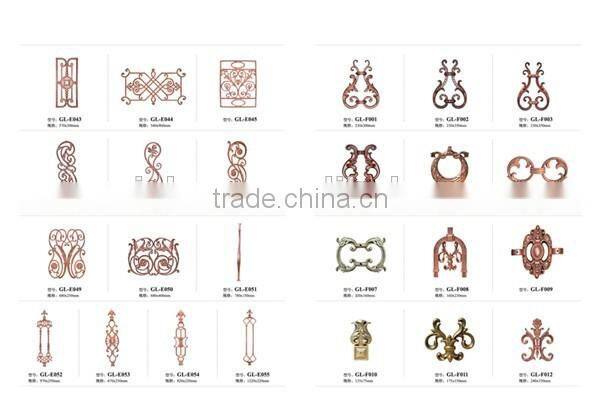 Hot sale Aluminum adorned accessories for outside gates GL-E001