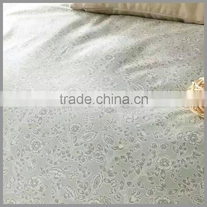 New design Tencel/Linen/cotton blended reactive printed bedding sets /natural style duvet cover and pillow cover