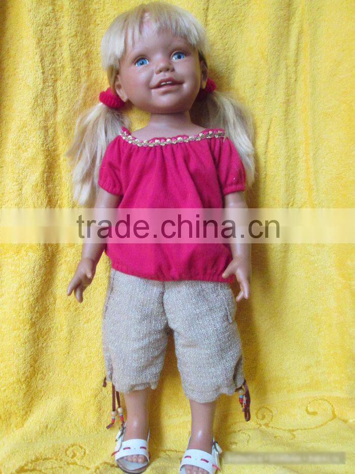 Eco-friendly vinyl baby doll custom american girl doll birthday gift and home decoration 18inch doll american girl