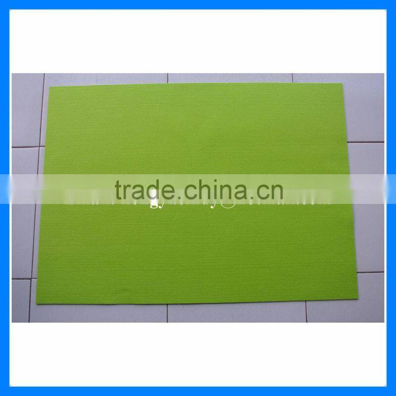 Needle punched nonwoven fabric green viscose floor cloth