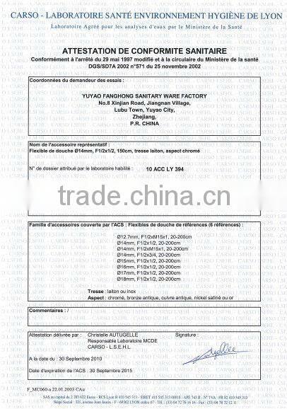 Flexible hose for kitchen