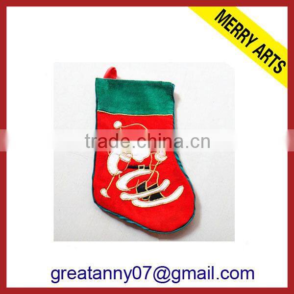 Wholesale best price christmas decorations stocking high quality wholesale