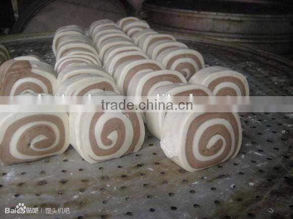 electric commercial automatic double color steamed bread machine
