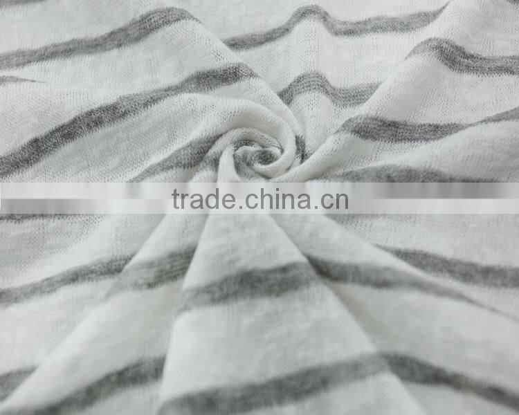 Jiufan Textile 2015 Hot Sale Hacci Polyester Rayon Fabric For Garment