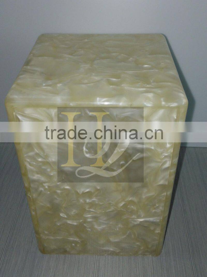 Made in China Natural marble Acrylic hollow acrylic display box