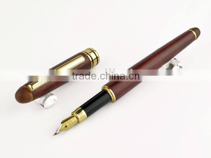 Hot pen Metal Wooden Rolller pen TC-W001f