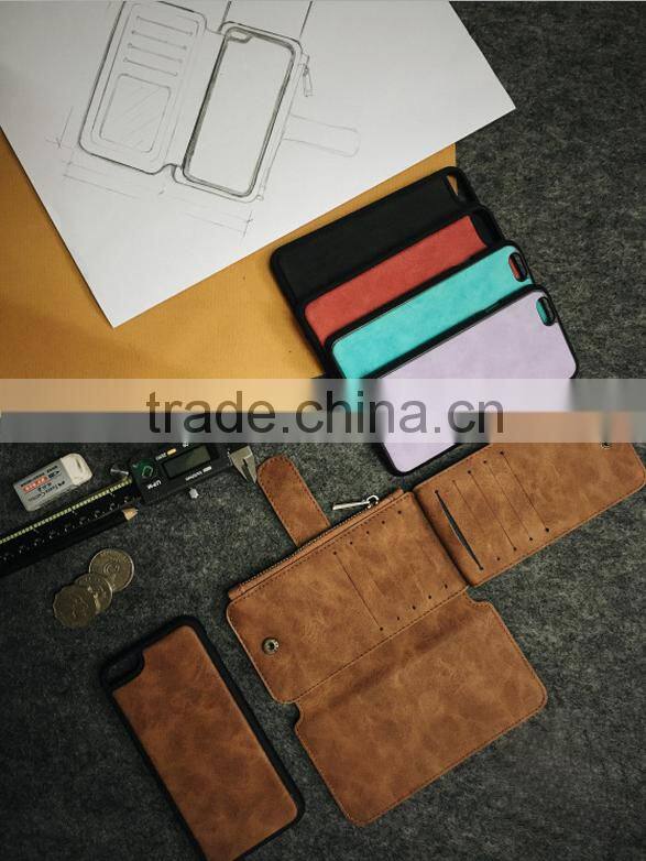 Removable Wallet Leather Flip Cover Case For Samsung Galaxy S7/S7 Edge