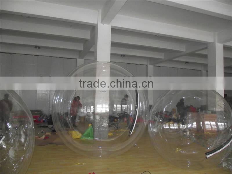 Transparent Tizip Zipper Water Walking Ball for Sale