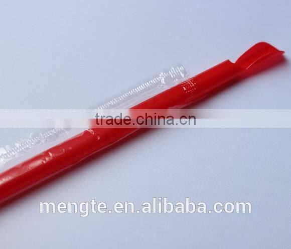 individually paper wrapped plastic spoon straws