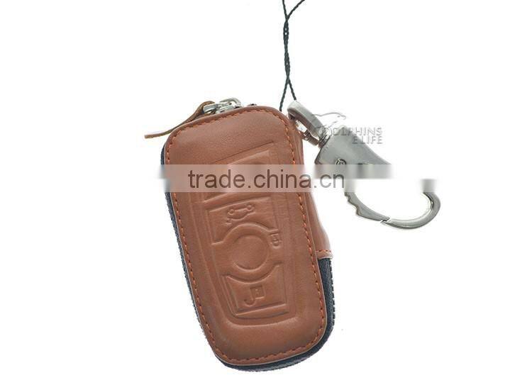 Car Genuine Leather Remote Key Cover For BMW 1 2 3 4 6 7 Series X3 X4 M3 M4 M5 M6 GT 7 Series Smart Accessories