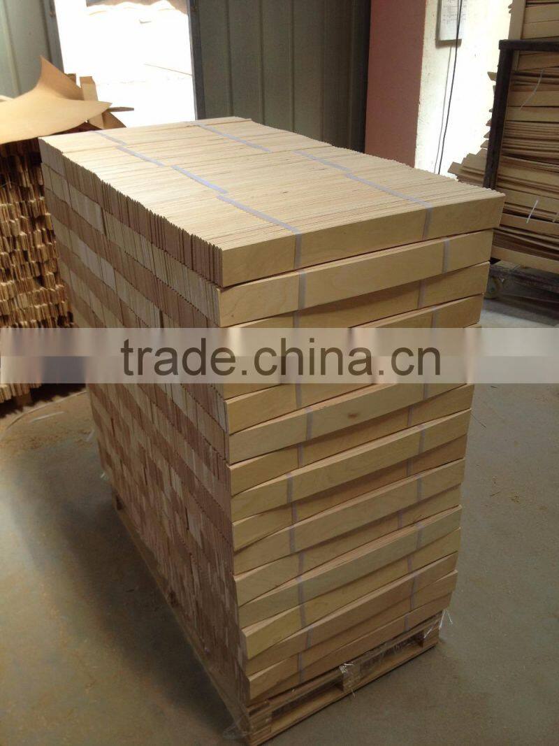 LVL wooden bed slats of layer-glued birch poplar Bed slat