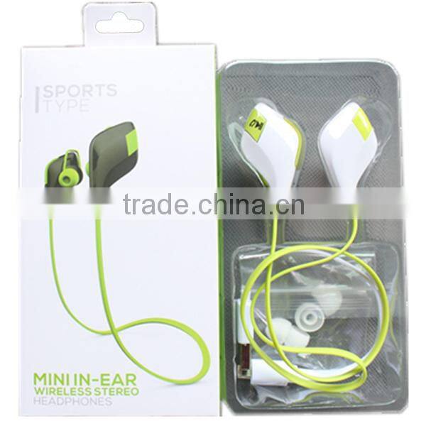 Hot Selling Sports mini stereo wireless headphones bluetooth