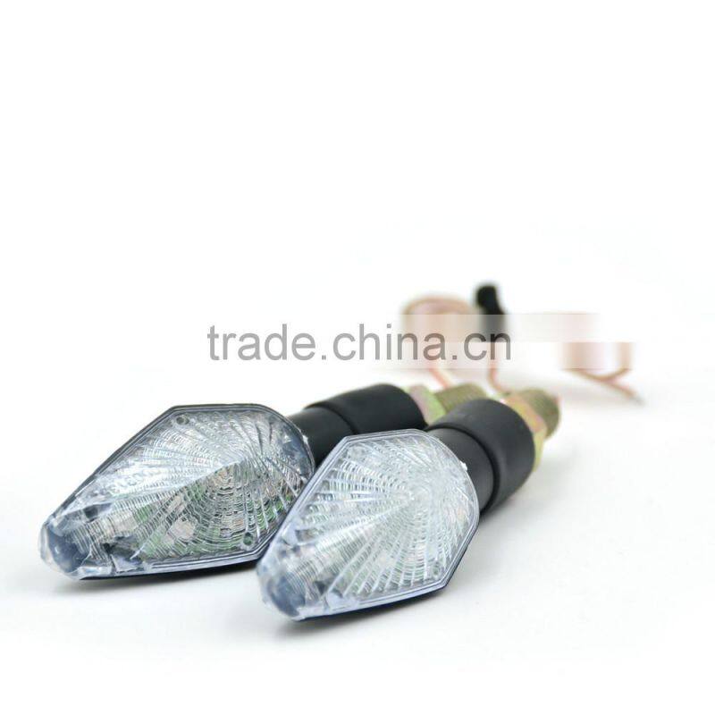 Easy install 2W 12V 9SMD LED Yellow Waterproof Motorcycle Turn Signal