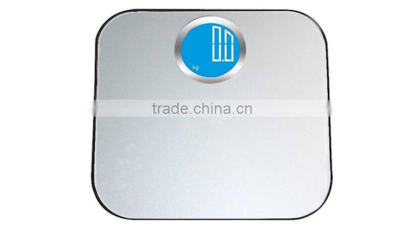 2016 new arrival electronic body weighing scale 180kg round lcd display household scale digital