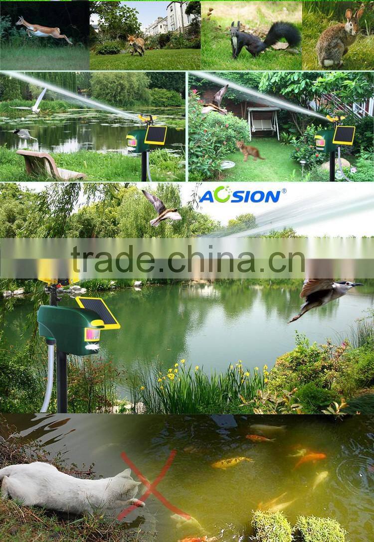 2015 ! solar outdoor sprinkler yard gard ultrasonic dog repeller and smart home