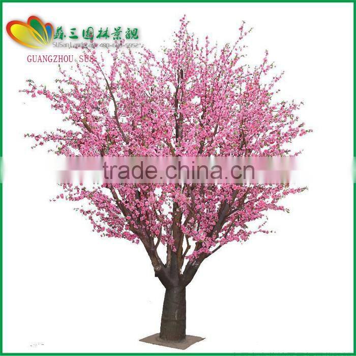 latest design artificial cherry blossom flower tree factory wholesale