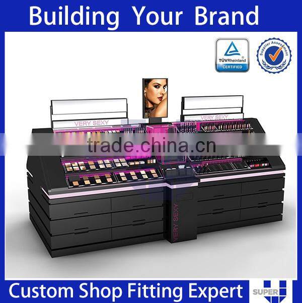 High End Customized Cosmetic Shop Counter Design