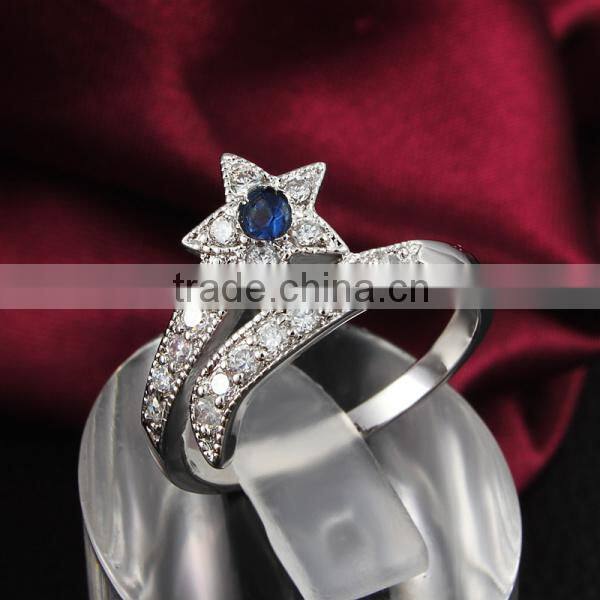 2015 factory new fashion 925 silver china cz rings
