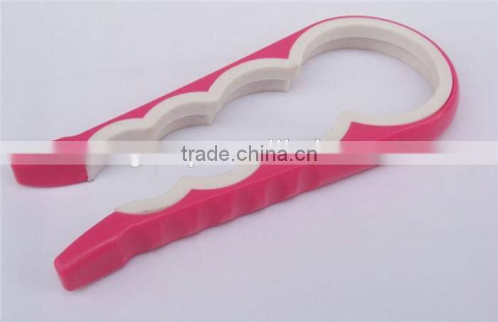 2015 hot sale plastic rubber can opener made in guangdong China,manufacturer of OEM/ODM can opener