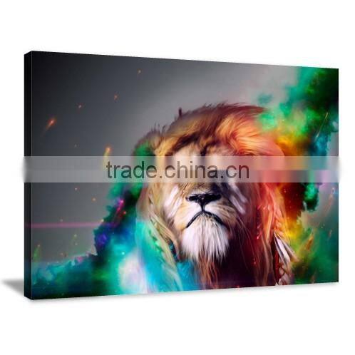 Big Cat Animal Decor Printed Canvas Art For Living Room and Bedroom DWYS02