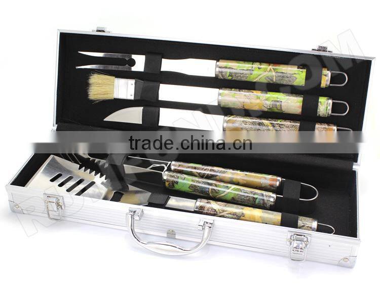 5 Piece Professional-made Stainless Steel BBQ Grill Set
