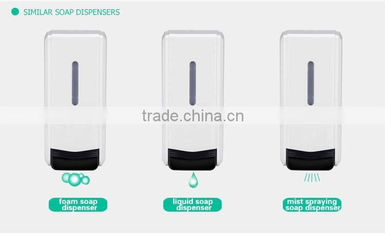 Liquid soap dispenser plastic wall mounted hand sanitizer dispenser for toilet