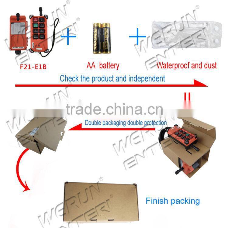 Telecrane Radio Remote Controller/cranes wireless remote control/Crane remote control