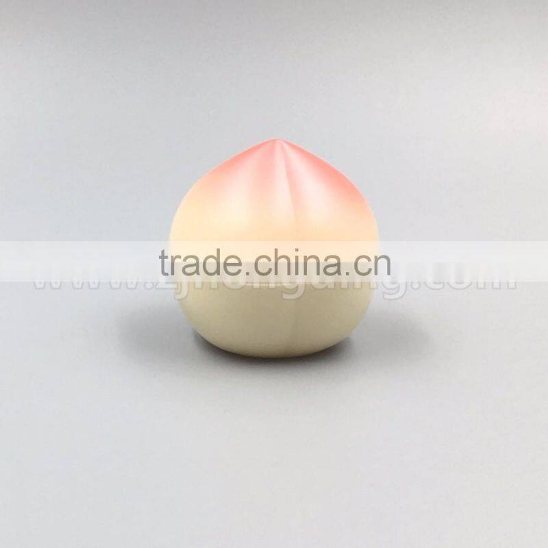 top selling color orange and Peach cream jar luxury style cosmetic cream acrylic jars wholesale