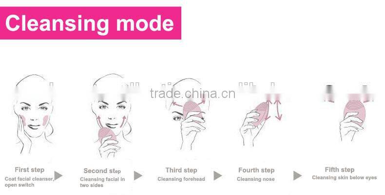 BC-1329 2015 USB Rechargeable Silicone Facial Cleanser