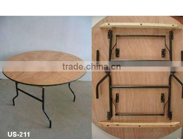Cheap 6FT Event Plywood Table Folding Banquet Tables Wholesale