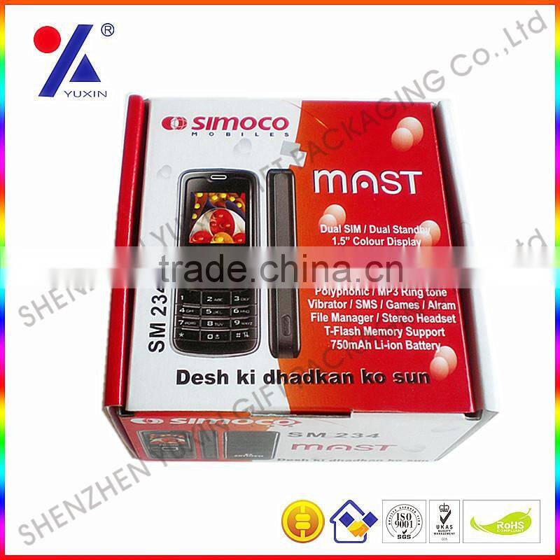 Custom Design Paper Boxes/Corrugated Board Paper Packing Boxes/Simoco Cellphone Corrugated Board Paper Packing Boxes