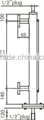 Water and oil magnetic Level Indicator