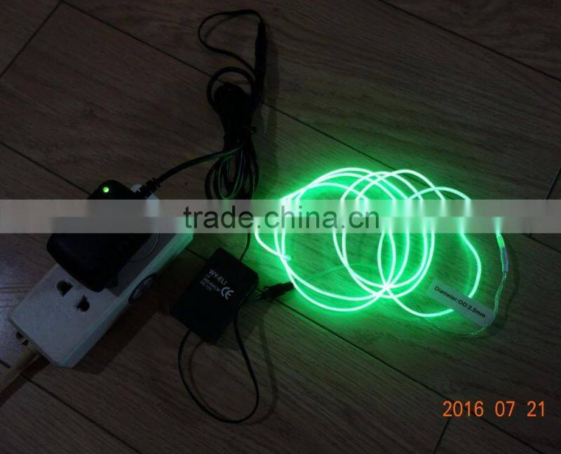 AC110V-240V Flash INVERTER"Polar light 2"OD:2.2mm Purple EL WIRE
