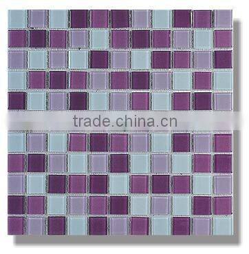 Hight Quality Green Bath Wall and Floor Crystal Glass Mosaic Tile