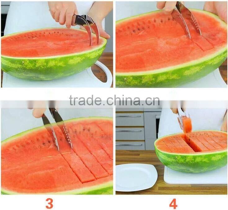Stainless Steel Fruit Knife /Essential Home Kitchen Watermelon Slicer/Watermelon Knife
