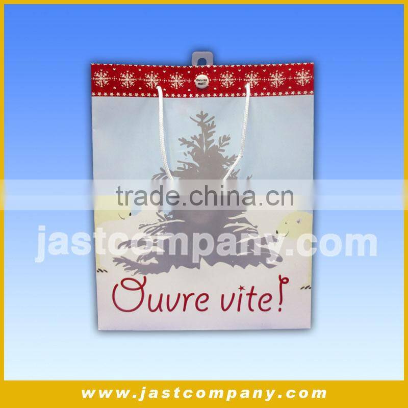 Hight Quality Musical Christmas Paper Gift Bag