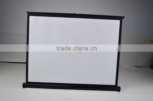 Desktop projector screen table top touch screen projector screen for led projector