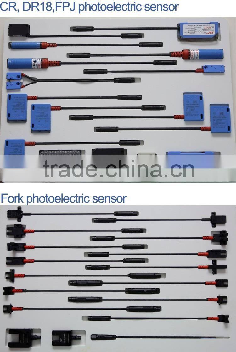 small square 12-24V dc diffuse photoelectric sensor with CE
