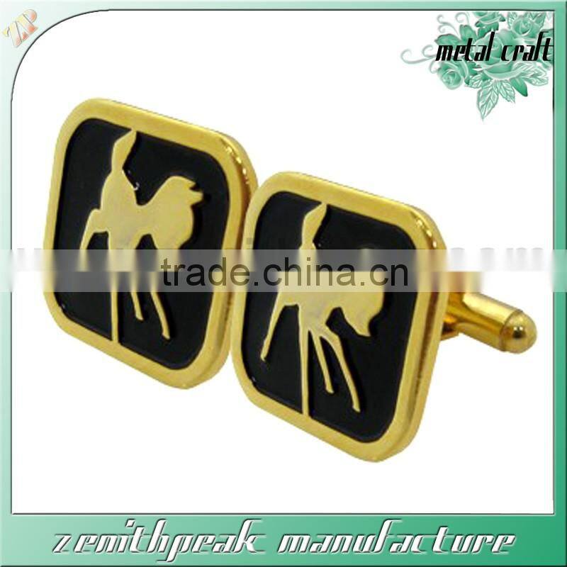 metal cufflink with customized logo