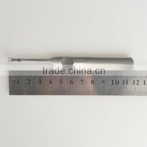 Wholesale plastic cuticle trimmer and pusher with plastic handle durable plastic callus remover nail trimmer supplier