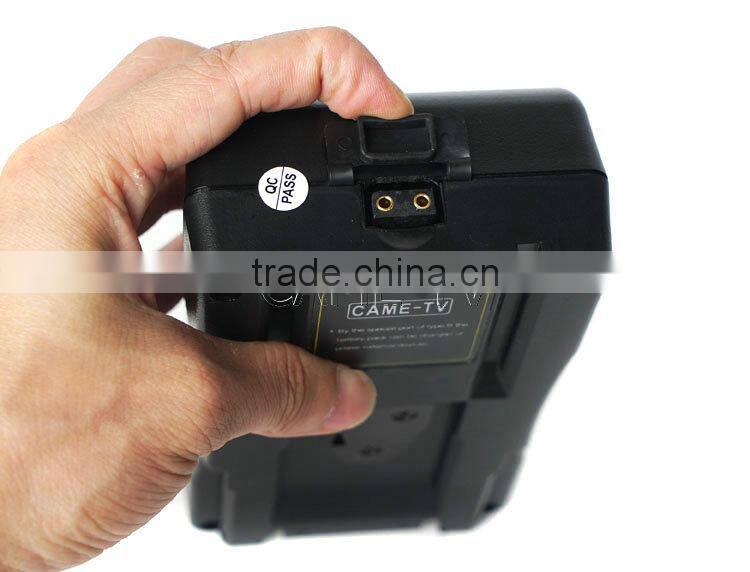 CAME-TV 160Wh Battery S-ony V Mount For Camera Camcorder Battery