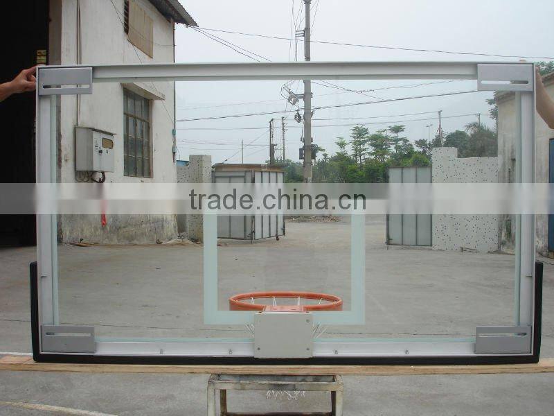 12mm Tinted Tempered Glass With All Aluminum Frame Basketball Backboard