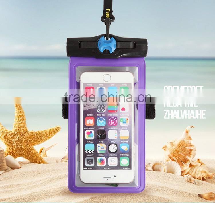Good Quality PVC Waterproof Cellphone Bag for Swimsuit