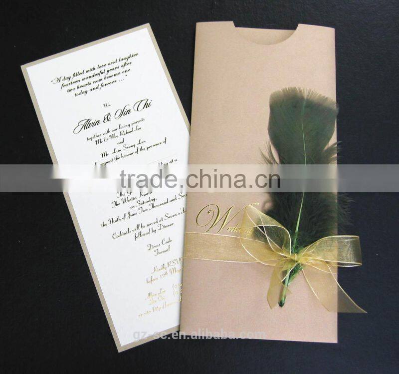 Custom invitation cards, fashionable wedding invitation cards, printed cards