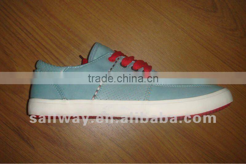 PU upper vulcanized shoe for men